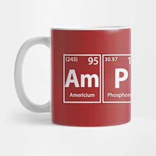 Amperes (Am-P-Er-Es) Periodic Elements Spelling Mug